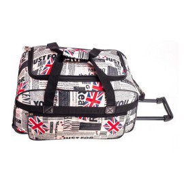 Rogal Farebná cestovná taška na kolieskach "British" M, L
