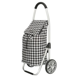 Beagles Čiernobiely prémiový nákupný vozík na kolieskach “Aluman“