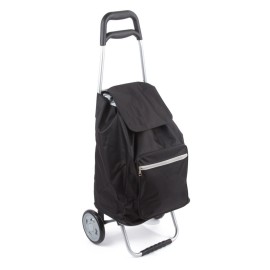 Run Away Čierna nákupná taška pre seniorov „Shopper“