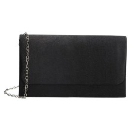 No Label Čierna spoločenská crossbody kabelka s retiazkou „Ruby“