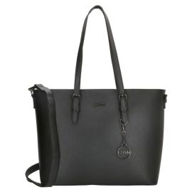 Charm London Čierna prémiová shopper kabelka „Rachel“