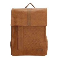 Beagles Hnedý elegantný kožený batoh „Twister“ - cena, porovnanie