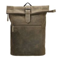Hide & Stitches Tmavozelený kožený ruksak na notebook „Ellegance“ - cena, porovnanie
