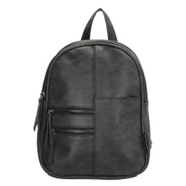 Beagles Čierny malý elegantný ruksak „Doublezip“