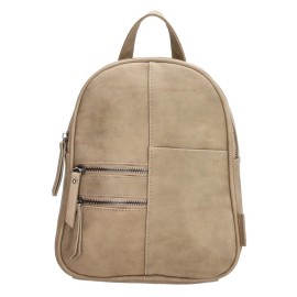 Beagles Svetlohnedý malý elegantný ruksak „Doublezip“