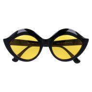 Sunmania Žlto-čierne masívne mačacie okuliare Meow - cena, porovnanie