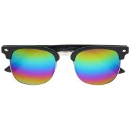 Sunmania Dúhové zrkadlové okuliare Clubmaster Hype - cena, porovnanie