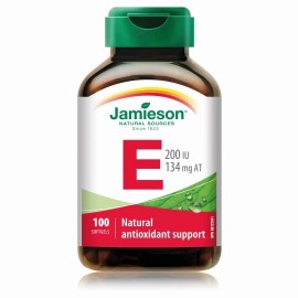 Jamieson Vitamín E 200 IU 100tbl