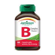 Jamieson B-komplex s vitamínom C 100tbl - cena, porovnanie
