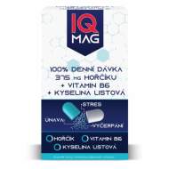 Naturprodukt IQ MAG Horčík + B6 + kyselina listová 60tbl - cena, porovnanie