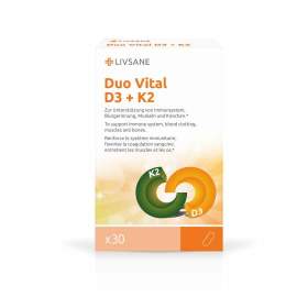 Livsane Duo Vital D3 + K2 30tbl