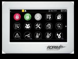 Ropam TPR-4WS-P OptimaGSM, NeoGSM-IP dotyková klávesnica