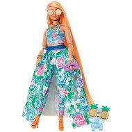 Barbie Extra Módna Bábika - Kvetinový Look - cena, porovnanie