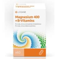 Livsane Magnézium 400 + B vitamíny 60tbl - cena, porovnanie
