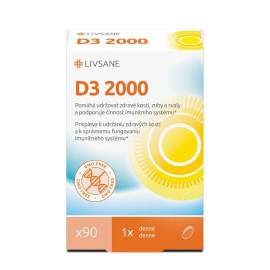 Livsane Vitamín D3 2000 IU 90tbl