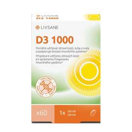 Livsane Vitamín D3 1000 IU 60tbl