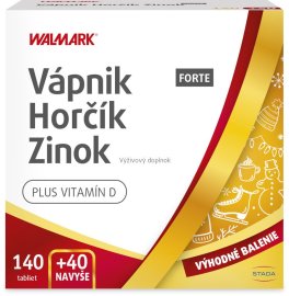 Walmark Vápnik horčík zinok forte 180tbl