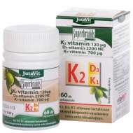 Juvapharma JutaVit Vitamín K2 ,D3, K1  60tbl - cena, porovnanie