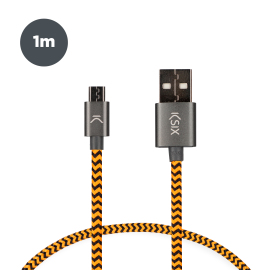 Ksix Nabíjací a dátový kábel USB na Micro USB