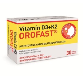 Axonia OROFAST Vitamin D3 + K2 30tbl