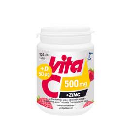 Vitabalans Oy Vita C 500 mg + Zinok + D 150tbl