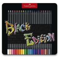 Faber Castell Pastelky Black Edition v plechu 24 farieb - cena, porovnanie