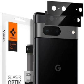 Spigen Glass Optik 2 Pack Black Google Pixel 7