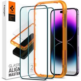 Spigen Align Master 2 Pack FC Black iPhone 14 Pro Max