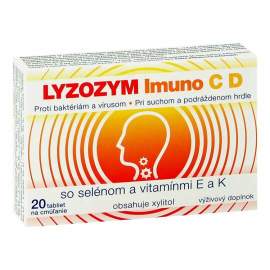 Interpharm LYZOZYM Imuno C, D cmúľanie 20tbl