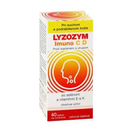 Interpharm LYZOZYM Imuno C, D cmúľanie 40tbl