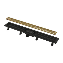 Alcaplast Sprchový žľab APZ10BLACK-850BRASS