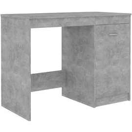 Shumee Písací stôl betónovosivý 100 x 50 x 76 cm