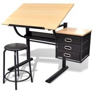 Shumee Naklápací kresliaci stôl so stoličkou a tromi zásuvkami - cena, porovnanie