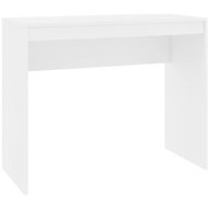 Shumee Písací stôl biely 90 x 40 x 72 cm drevotrieska - cena, porovnanie