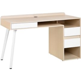 Beliani Písací stôl 130 x 60 CARACAS