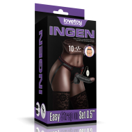 Lovetoy Ingen Easy Strap-on Set Vibrating 8.5" - cena, porovnanie