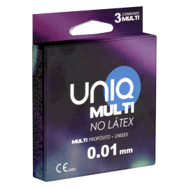 Uni-Q Multi Unisex No Latex 0.01mm 3ks