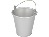 Robitronic kovový kbelík stříbrný - cena, porovnanie