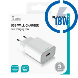 Deltaco Nabíjačka USB-AC182