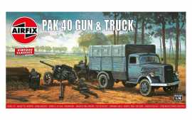 Airfix Classic Kit VINTAGE military A02315V - PAK 40 Gun & Truck