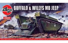 Airfix VINTAGE military A02302V - Buffalo Willys MB Jeep