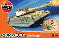 Airfix Quick Build tank J6010 - Challenger Tank - cena, porovnanie