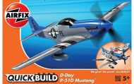 Airfix Quick Build letadlo J6046 - D-Day P-51D Mustang - cena, porovnanie