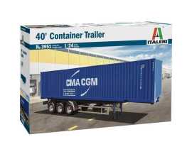 Italeri Model truck 3951 - 40’ Container Trailer