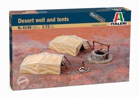Italeri Model doplňky 6148 - Desert Well and Tents