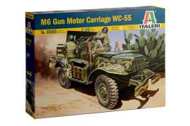 Italeri Model military 6555 - M6 GUN MOTOR CARRIAGE WC-55