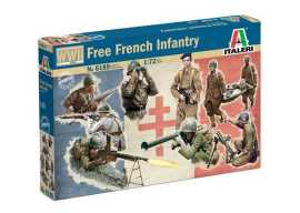 Italeri Model figurky 6189 - WWII - Free French Infantry