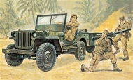 Italeri Model military 0314 - Willys MB Jeep with Trailer - cena, porovnanie