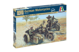 Italeri Model figurky 6121 - WWII - GERMAN MOTORCYCLES