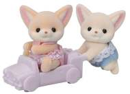 Sylvanian Family Dvojčatá líšky Fenek s autíčkom - cena, porovnanie